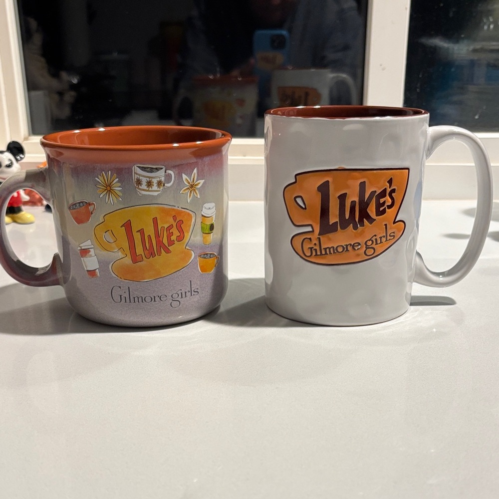 Gilmore Girls Coffee Mug Set - White and Gray